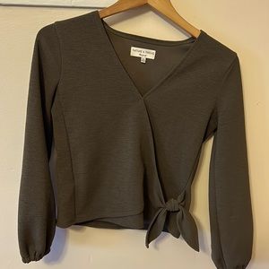 Madewell top - XXS - Dark Green
